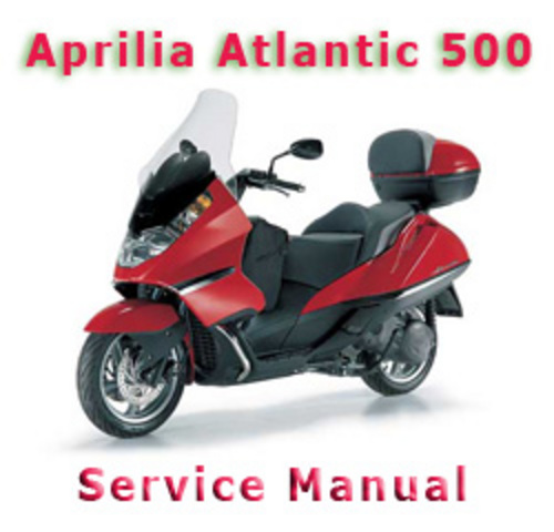 Product picture Aprilia Atlantic 500 2001 - 2002 Service Workshop Manual
